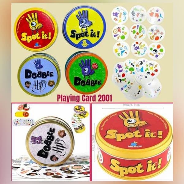 Spot It / Dobble Playing Card Game 2001 - Wholesale Toys & Return Gifts India