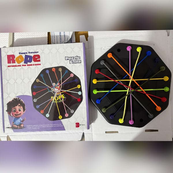 Rope Puzzle Game / Tangle Twister Puzzle Board Game - Wholesale Toys India