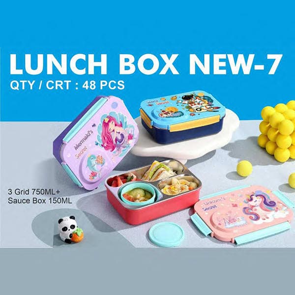 Lunch Box New-7 - Wholesale Toys & Return Gifts India