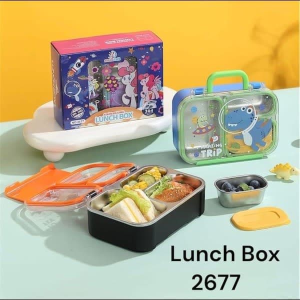 Lunch Box 2677 - Wholesale Toys & Return Gifts India