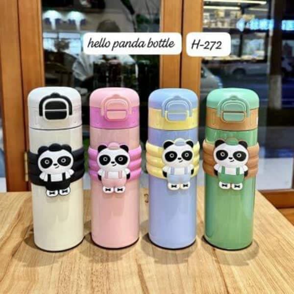 3d panda steel bottle  - Wholesale Toys & Return Gifts India