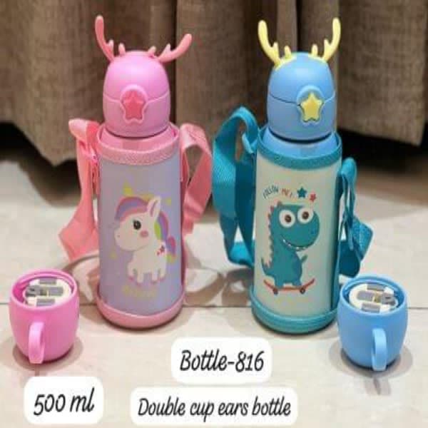 Steel Rabbit steel bottle dual cap - Wholesale Toys & Return Gifts India