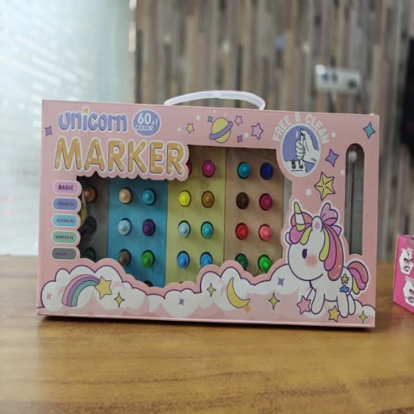 Unicorn Marker Gift set  - Wholesale Toys & Return Gifts India