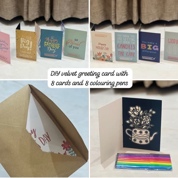 Diy velvet greeting cards - Wholesale Toys & Return Gifts India