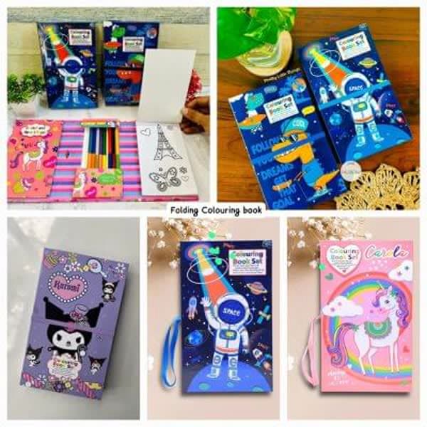 Folding colour book - Wholesale Toys & Return Gifts India