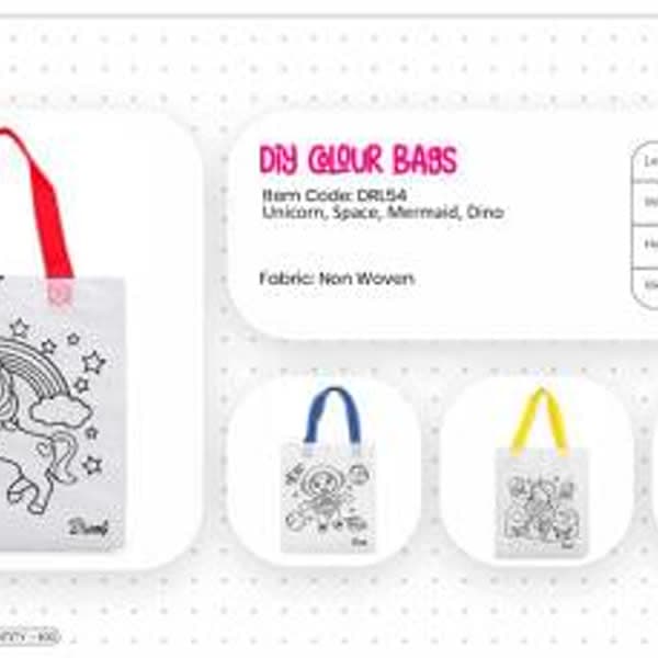 Diy colour bag (24 PC @15EACH) - Wholesale Toys & Return Gifts India