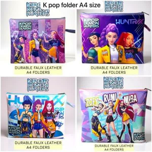 K pop A4 size pouch - Wholesale Toys & Return Gifts India