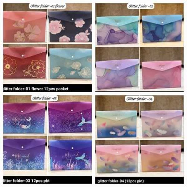 Glitter folder gift - Wholesale Toys & Return Gifts India