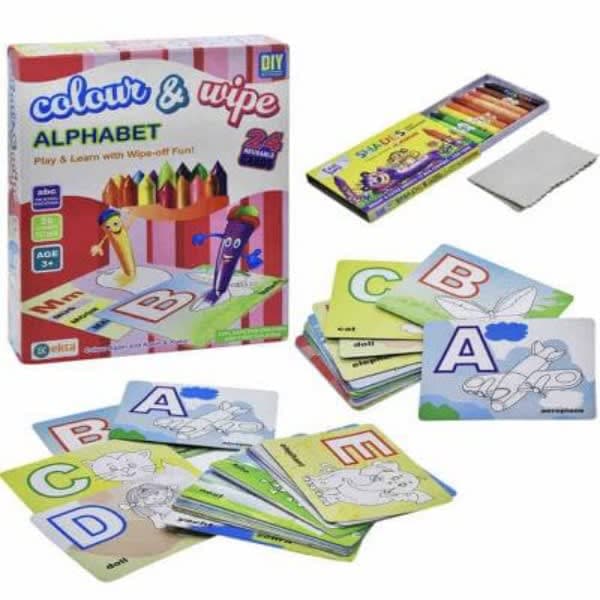 Colour and wipes - Wholesale Toys & Return Gifts India