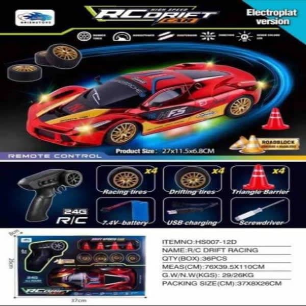 Rc drifting racing car extra tyre with speed control  - Wholesale Toys & Return Gifts India