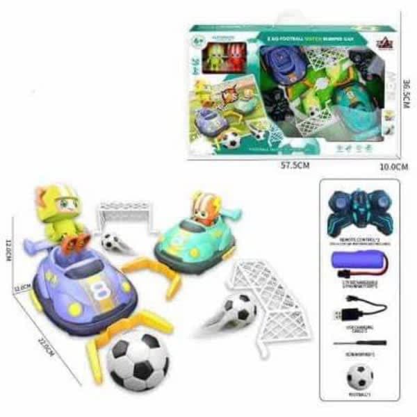 Rc football bumper car 2 player rechargeable car - Wholesale Toys & Return Gifts India