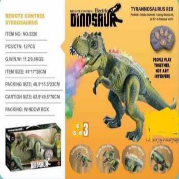 Rc dinosaur electric with smoke - Wholesale Toys & Return Gifts India