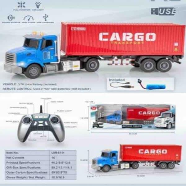 Rc cargo transport truck - Wholesale Toys & Return Gifts India