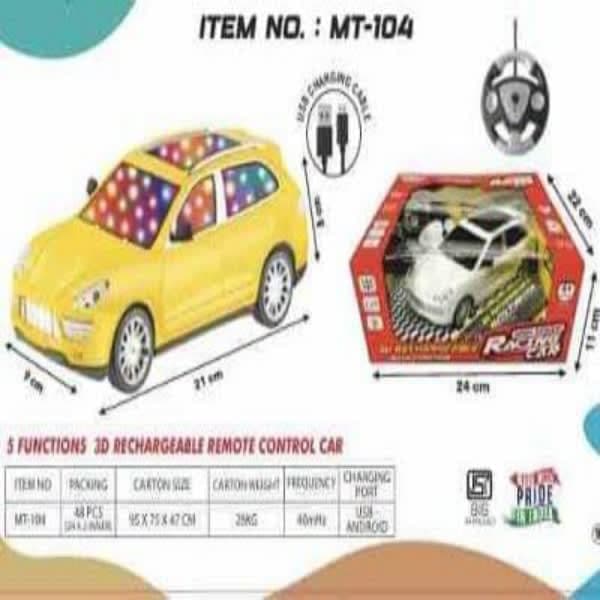 R/C RACING CAR 5 FUNCTION 3D RECHARGEABLE - Wholesale Toys & Return Gifts India