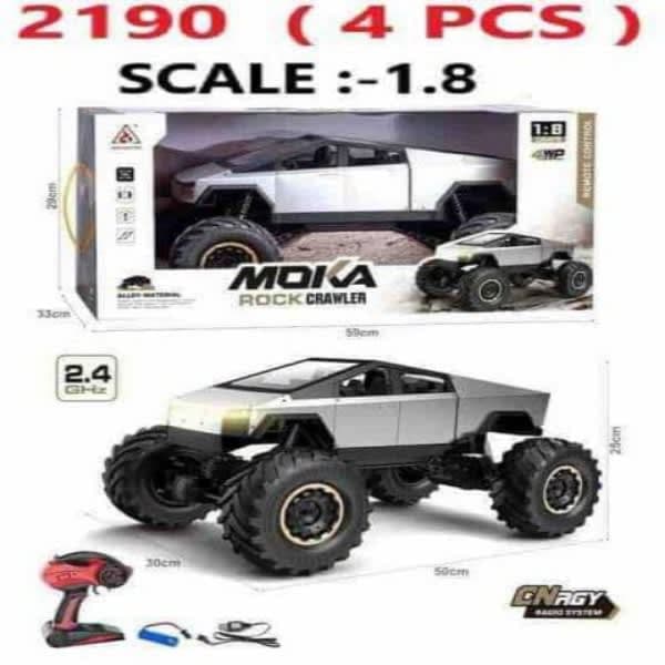 R/C TEXLA CYBER TRUCK SMOKE RECHARGEABLE ADD TO CART - Wholesale Toys India