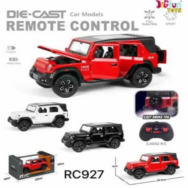 R/C THAR ROXY DIE CAST SMOKE GATE OPEN RECHARGEABLE - Wholesale Toys & Return Gifts India