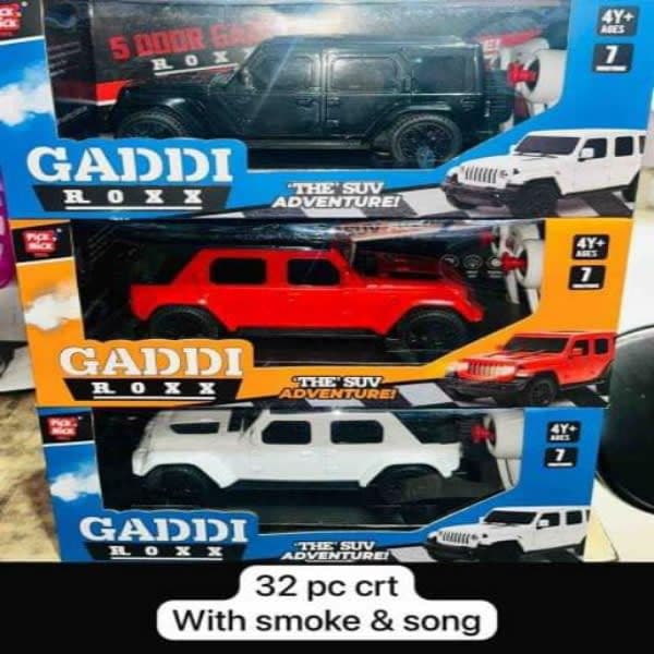R/C GADDI ROXY CAR WITH SMOKE & SONG CHARGEABLE ( VIDEO ) - Wholesale Toys & Return Gifts India