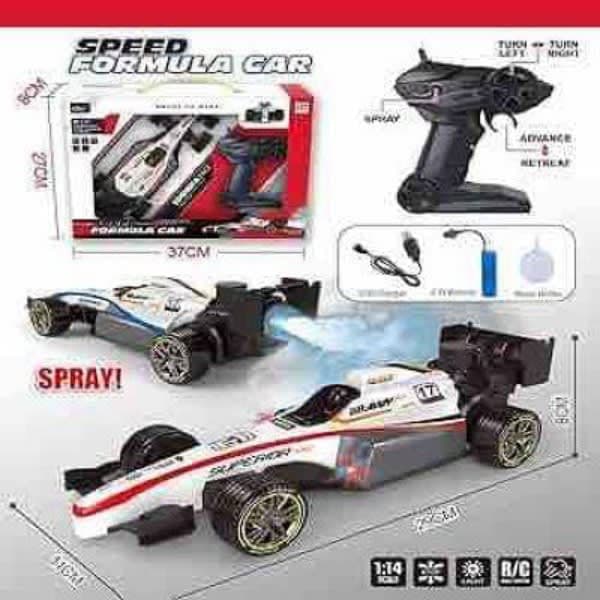 R/C F-1 FERRARI CAR SMOKE & RECHARGEABLE - Wholesale Toys & Return Gifts India