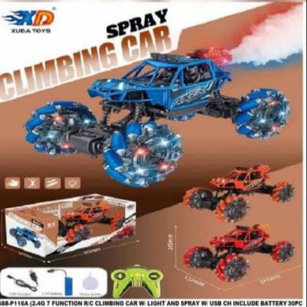 R/C SPRAY CLIMBING CAR DRIFT SMOKE & CHARGEABLE - Wholesale Toys & Return Gifts India