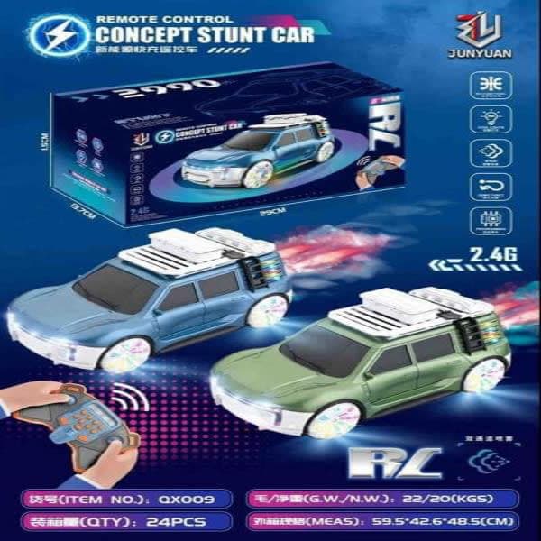R/C CONCEPT STUNT CAR DEFENDER MODEL SMOKE & CHARGEABLE - Wholesale Toys & Return Gifts India