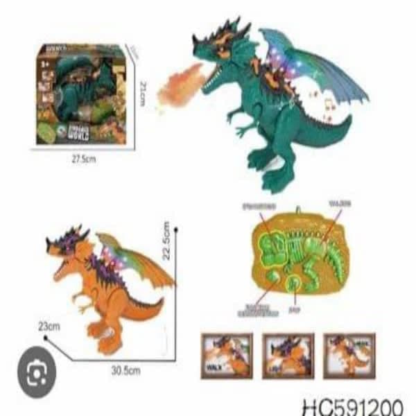 R\C DINOSAUR WORLD WITH SMOKE FUNCTION - Wholesale Toys & Return Gifts India