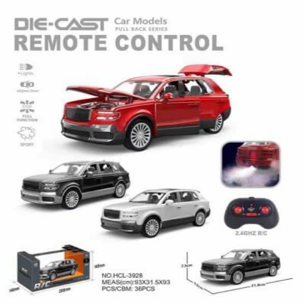 R/C DIE CAST SMOKE CAR & CHARGEABLE - Wholesale Toys & Return Gifts India