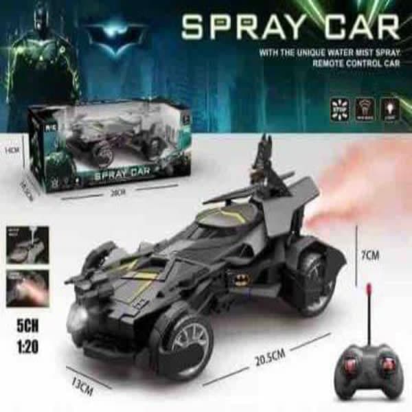 R/C BATMAN CAR SMOKE CHARGEABLE - Wholesale Toys & Return Gifts India
