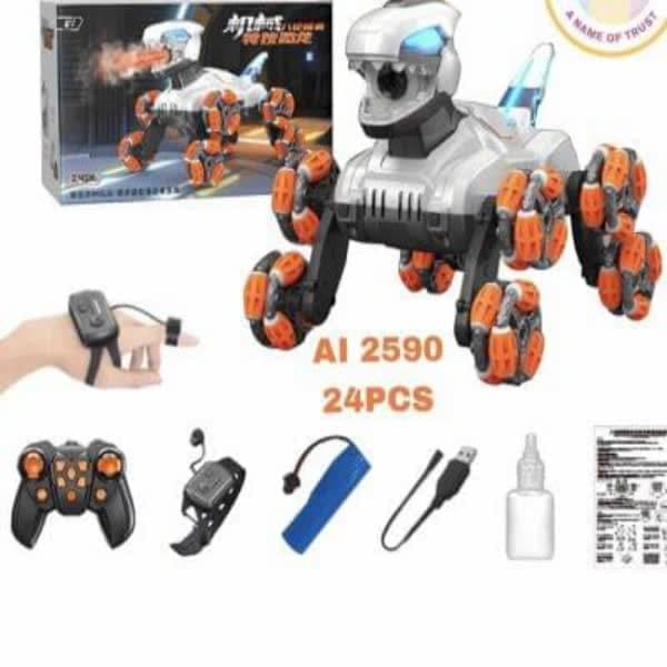 R/C DINOSAUR SMOKE 8 WHEEL STUNT CHARGEABLE - Wholesale Toys India