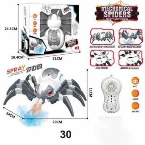 R/C SPRAY SPIDER MECHANICAL SMOKE CHARGEABLE - Wholesale Toys & Return Gifts India