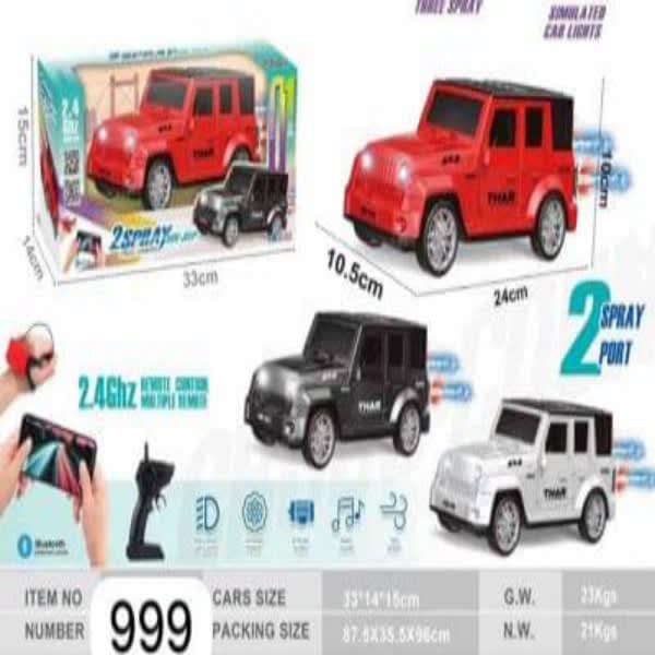 R/C APP CONTROL SUV THAR MUSICAL DOUBLE SMOKE CH - Wholesale Toys & Return Gifts India