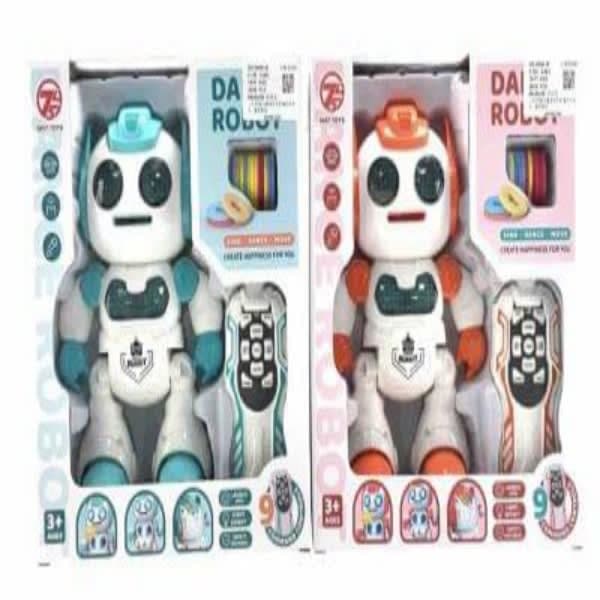 B/O DANCE ROBOT WITH UFO LAUNCH SINGH & DANCE - Wholesale Toys & Return Gifts India