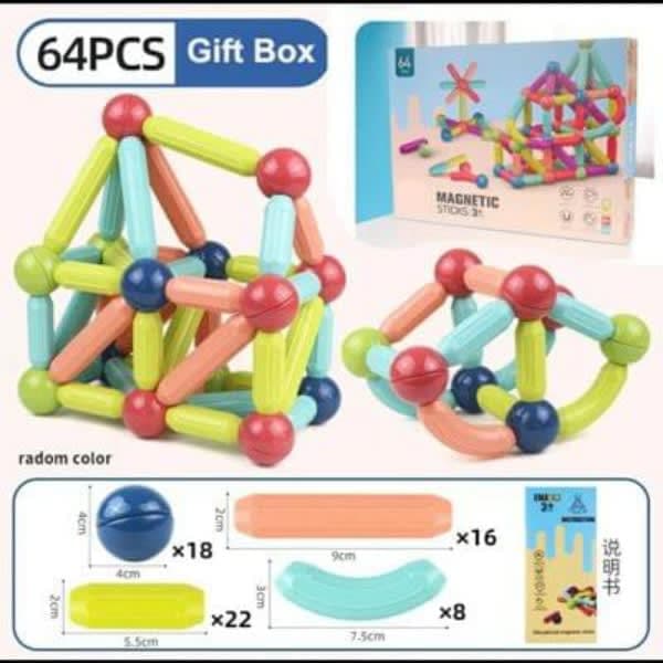 64 pc magnetic stick  - Wholesale Toys & Return Gifts India