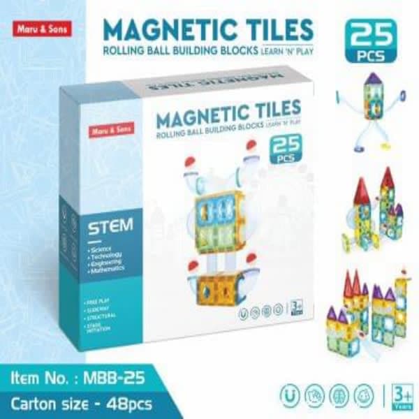 25 pc magna tile  - Wholesale Toys & Return Gifts India