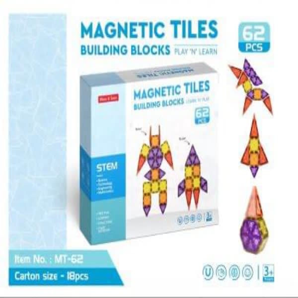 62 pc magna tile  - Wholesale Toys & Return Gifts India