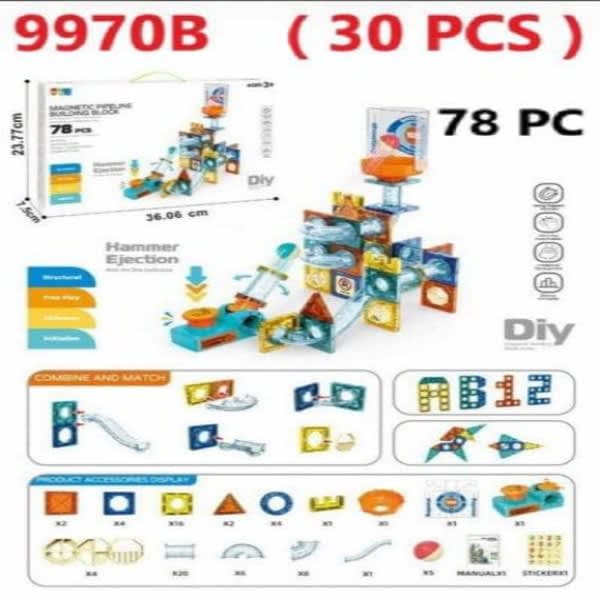 78 pc rolling magna tile blocks - Wholesale Toys & Return Gifts India