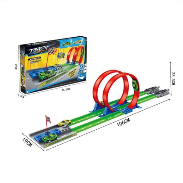 Track racing double loop - Wholesale Toys & Return Gifts India