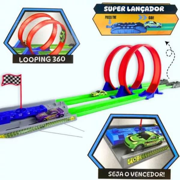 Track racing double loop thumbnail