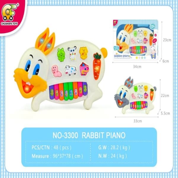 Rabbit piano - Wholesale Toys & Return Gifts India