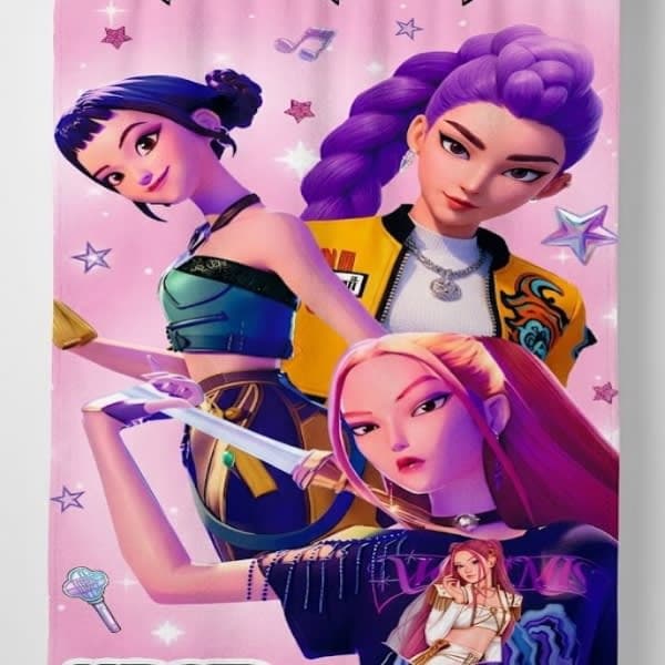 K pop theme towel thumbnail