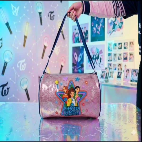 Holographic k-pop duffle bag - Wholesale Toys & Return Gifts India