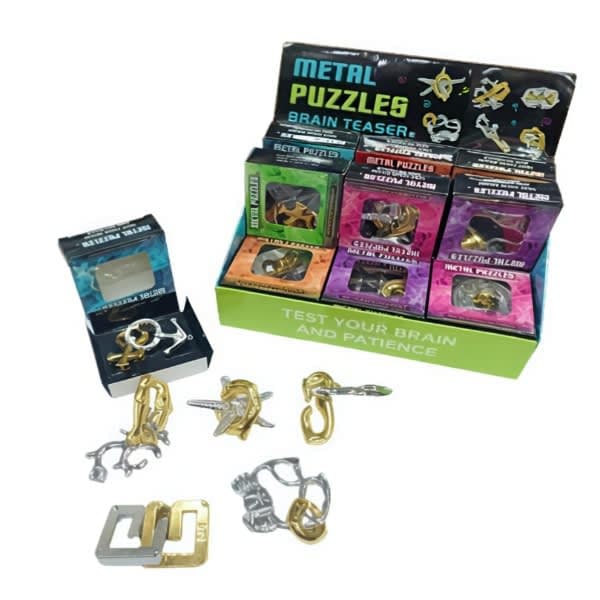 Metal puzzle  - Wholesale Toys & Return Gifts India