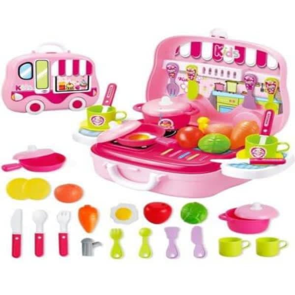 Kitchen set with wheel  - Wholesale Toys & Return Gifts India