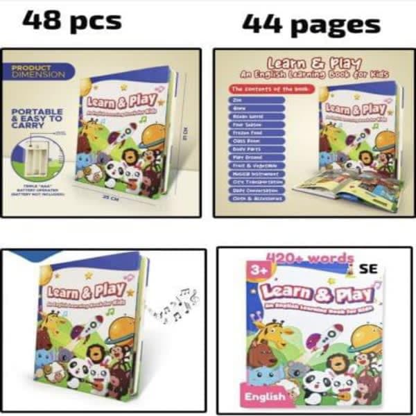 Learn & play educational book - Wholesale Toys & Return Gifts India