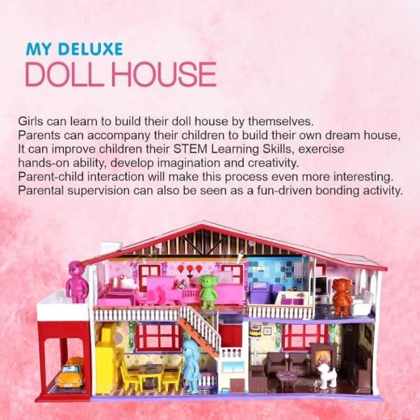 44130 Toy Zone My Doll House (50pcs) thumbnail