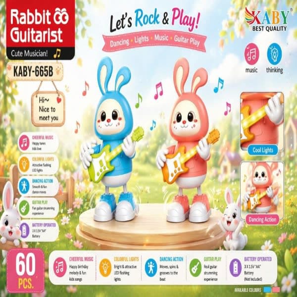 Rabbit guitar  - Wholesale Toys India