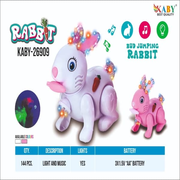 Rabbit jumping  - Wholesale Toys & Return Gifts India