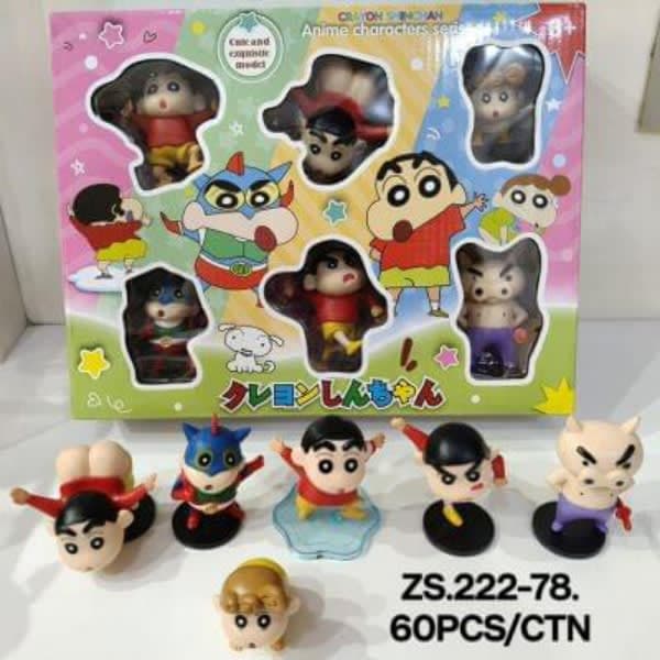 SHINCHAIN 6 PCS SET figures  - Wholesale Toys & Return Gifts India
