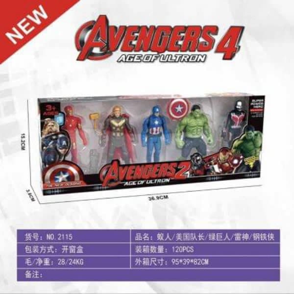 AVENGER 5 in 1 figures  - Wholesale Toys & Return Gifts India