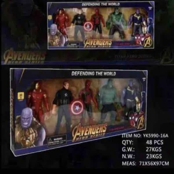 5 BHAI AVENGER END figures GAMES - Wholesale Toys & Return Gifts India