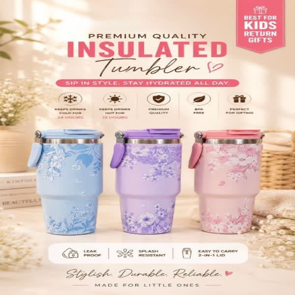 Floral cup / bottle/ mug - Wholesale Toys India
